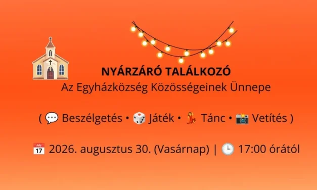NYÁRZÁRÓ TALÁLKOZÓ