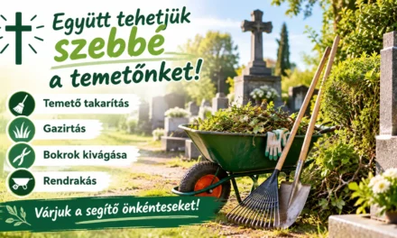 Október 10-e szombatra közös temető-takarítást szervezünk